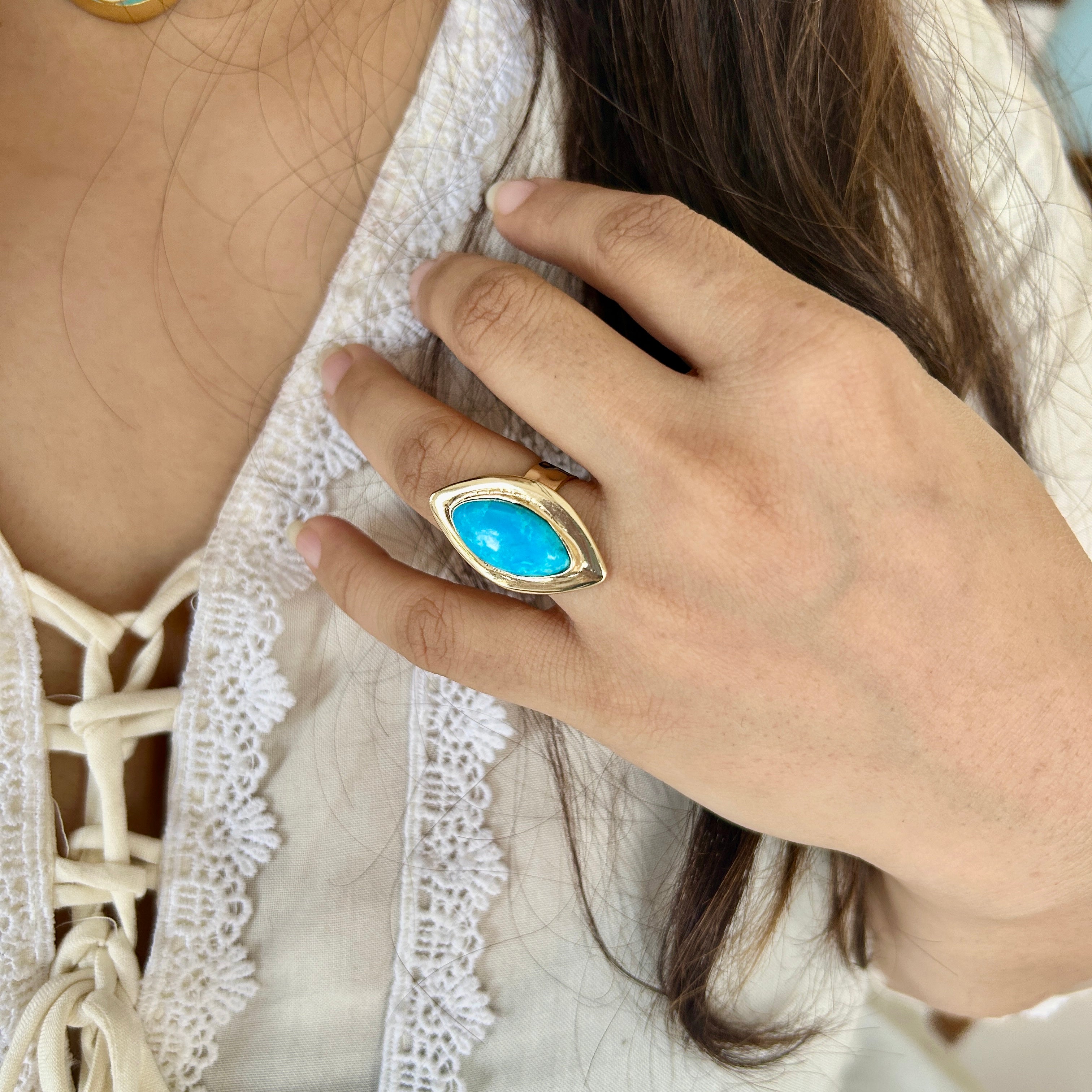 “Aqua Allure” Ring