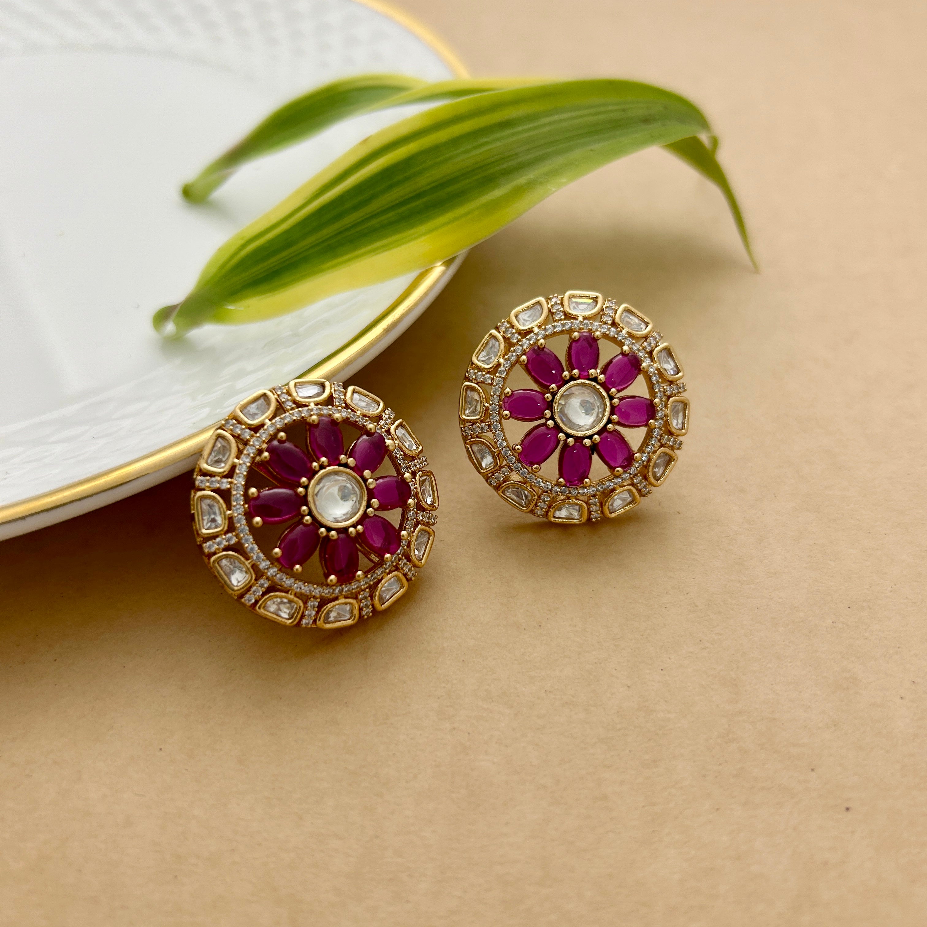 Royal Bloom Studs Earrings