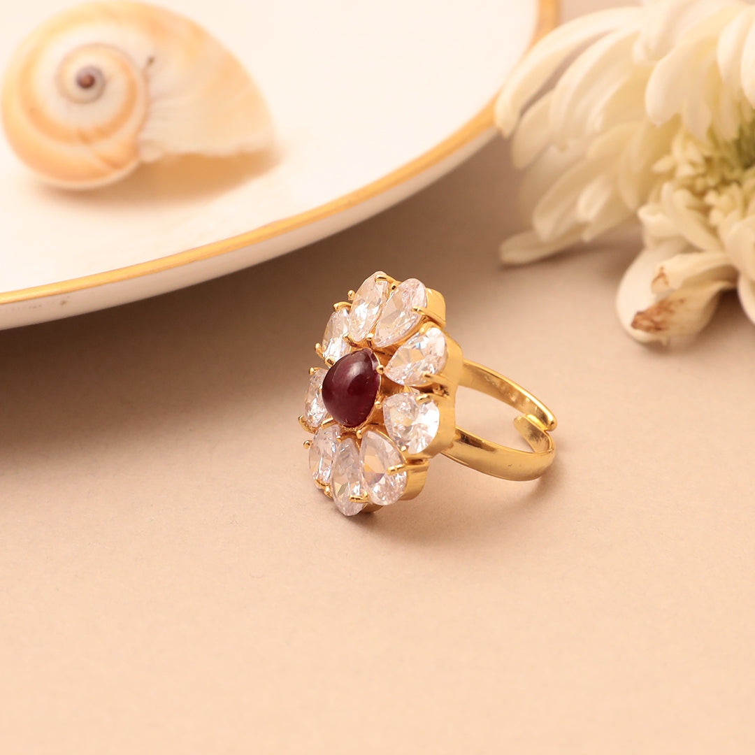 Imitation Ruby Ring