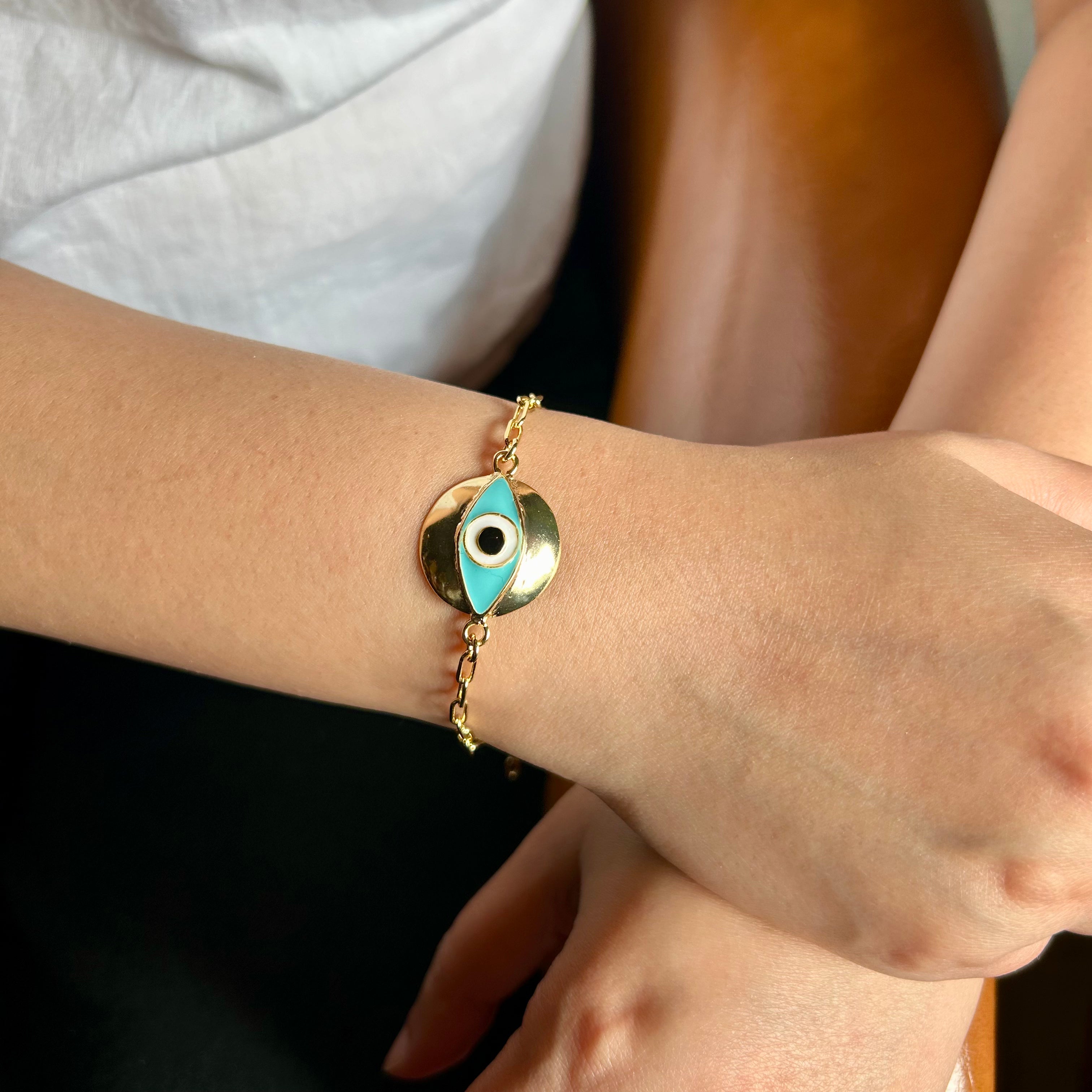 Evil-Eye Chain Bracelet