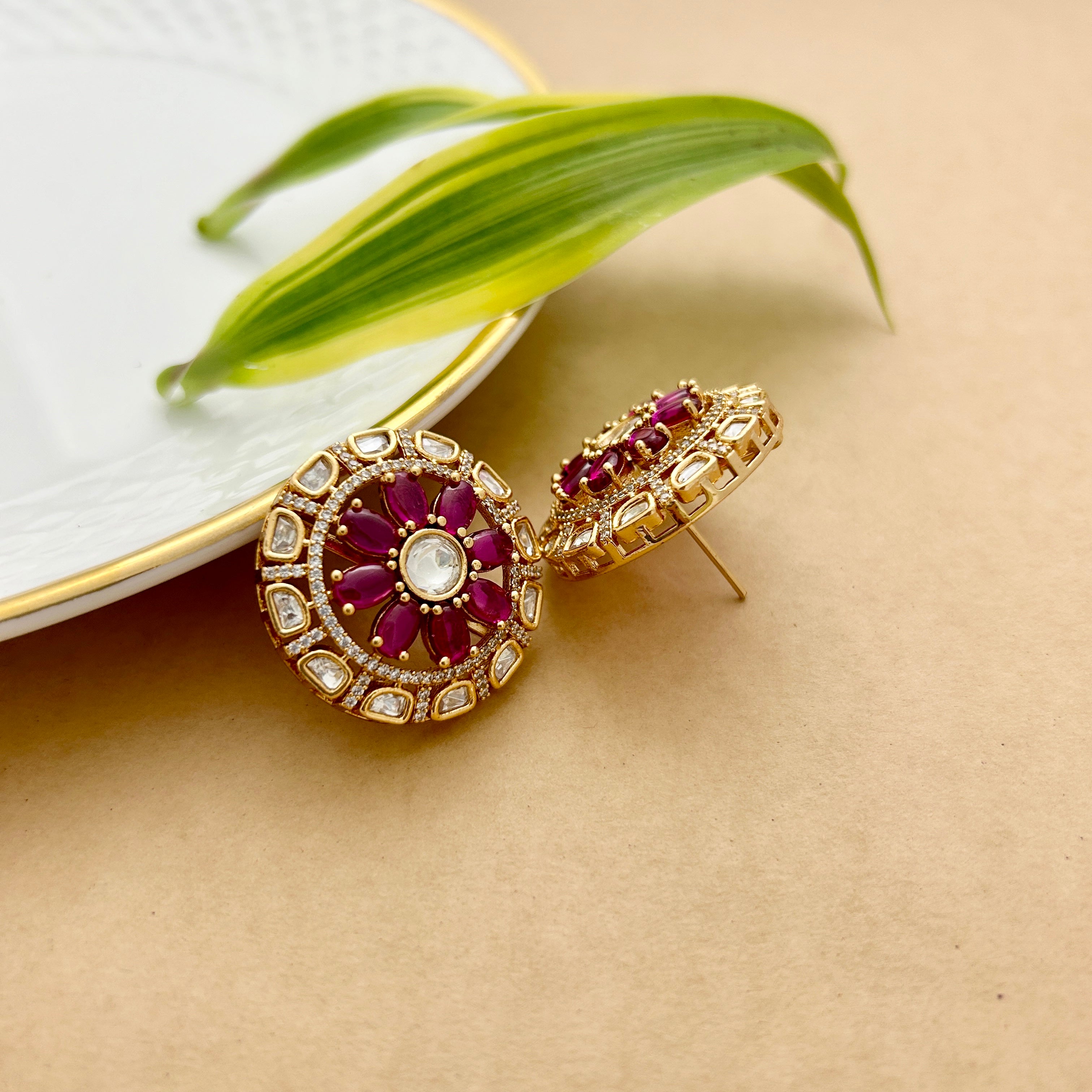 Royal Bloom Studs Earrings