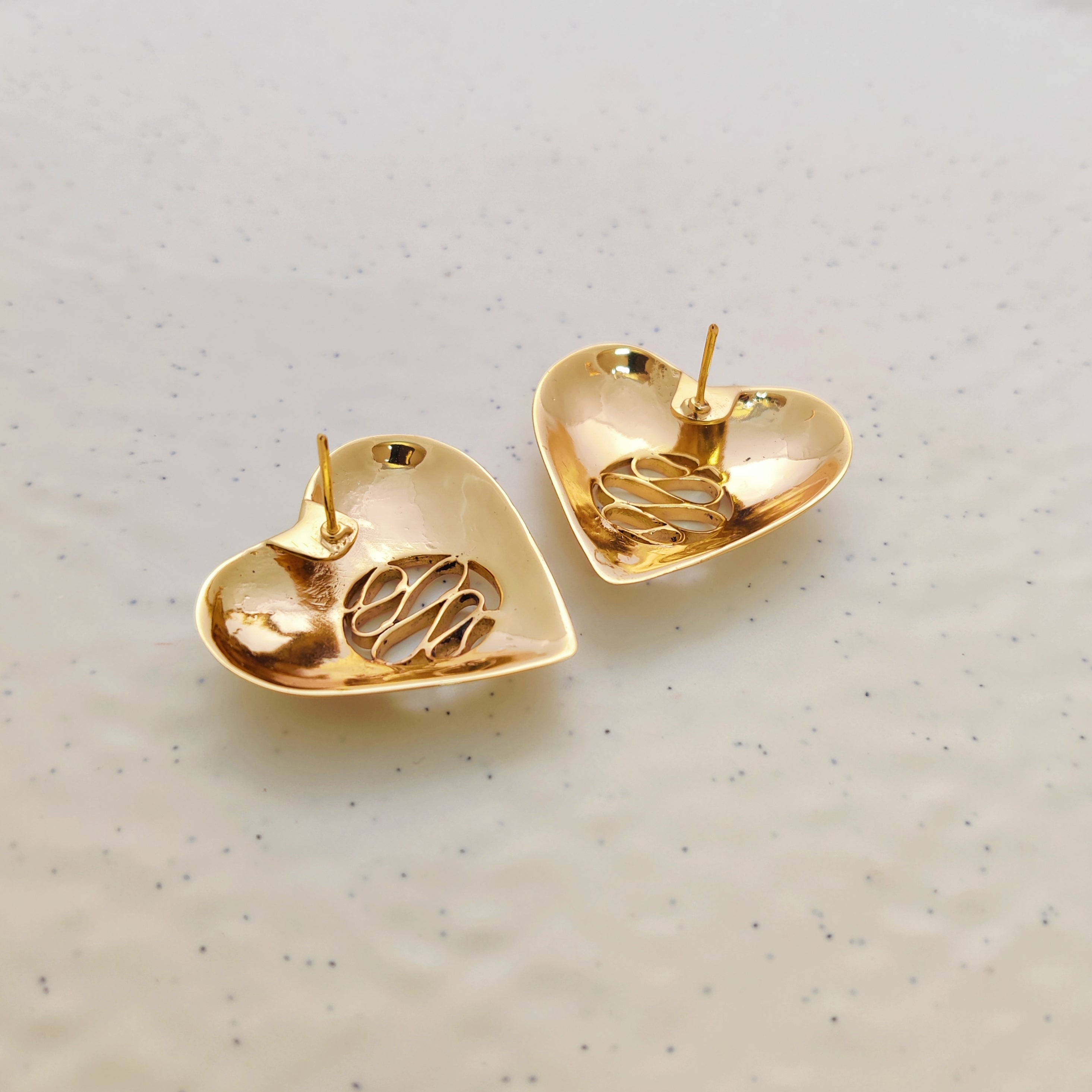 "Opulent-Heart" Earrings