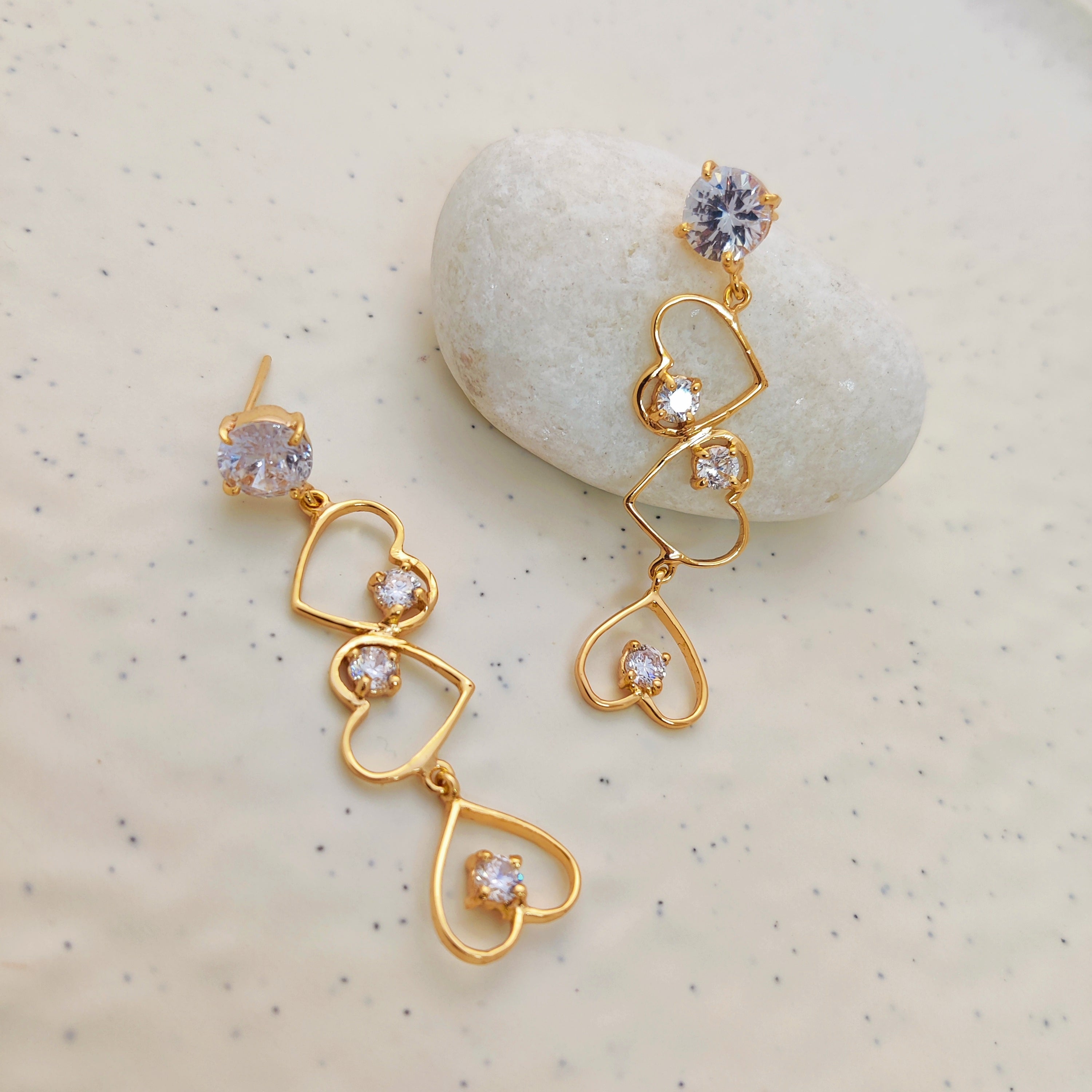 "Trio-Love" Earrings