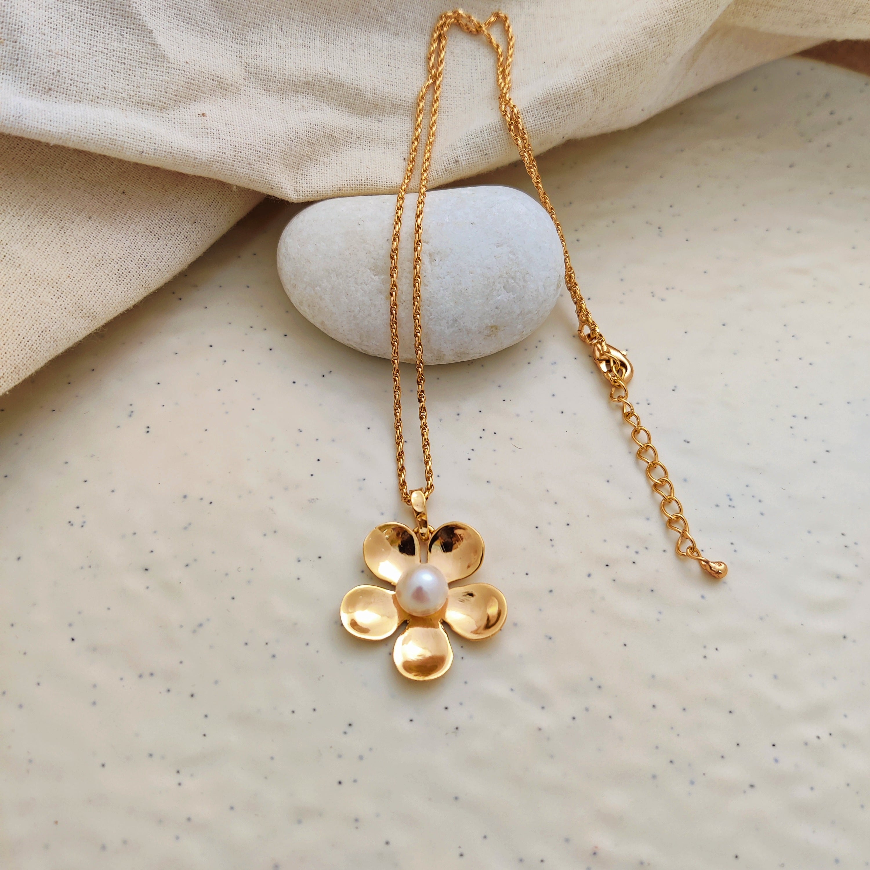 Pearly Blossom Pendant