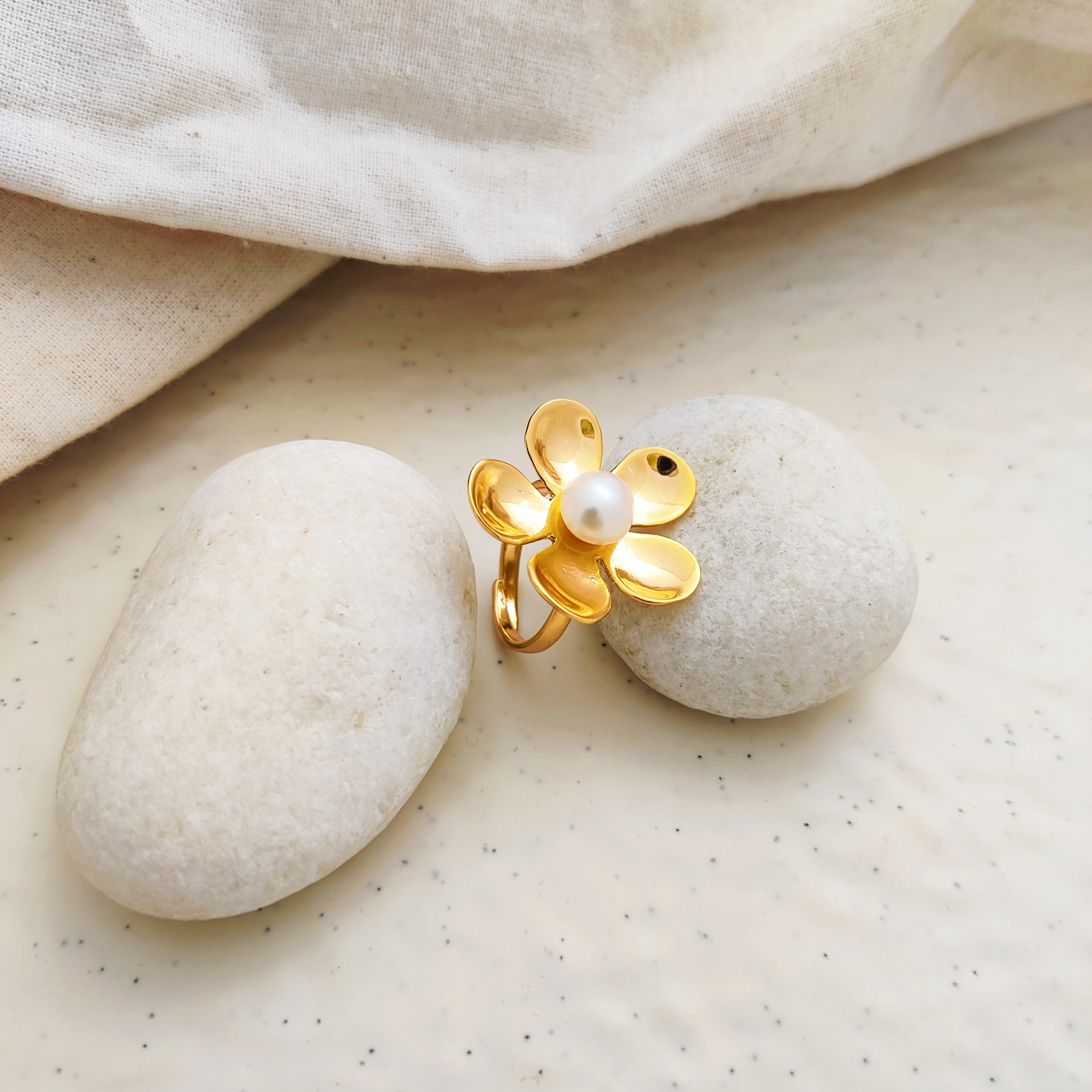 Pearly Blossom Ring