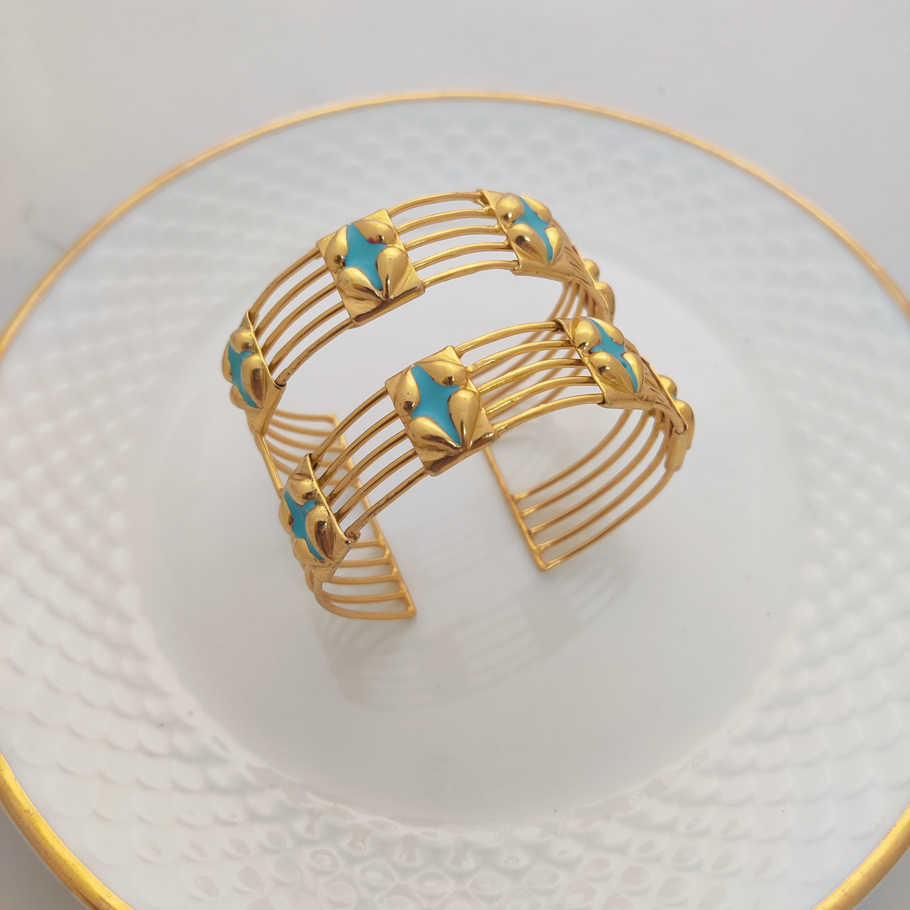 "Turquoise Temptation" Handcuff/Bangle