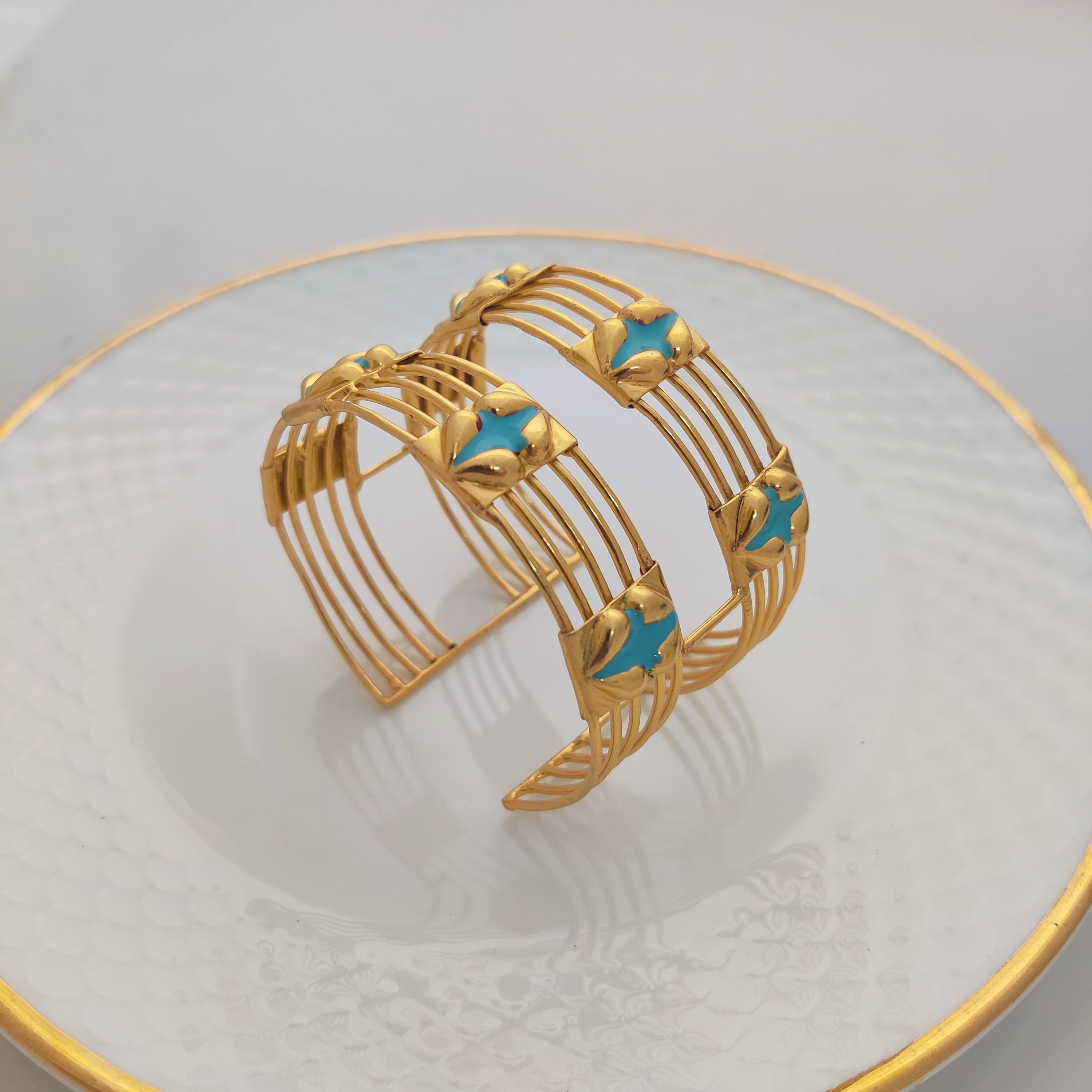 "Turquoise Temptation" Handcuff/Bangle