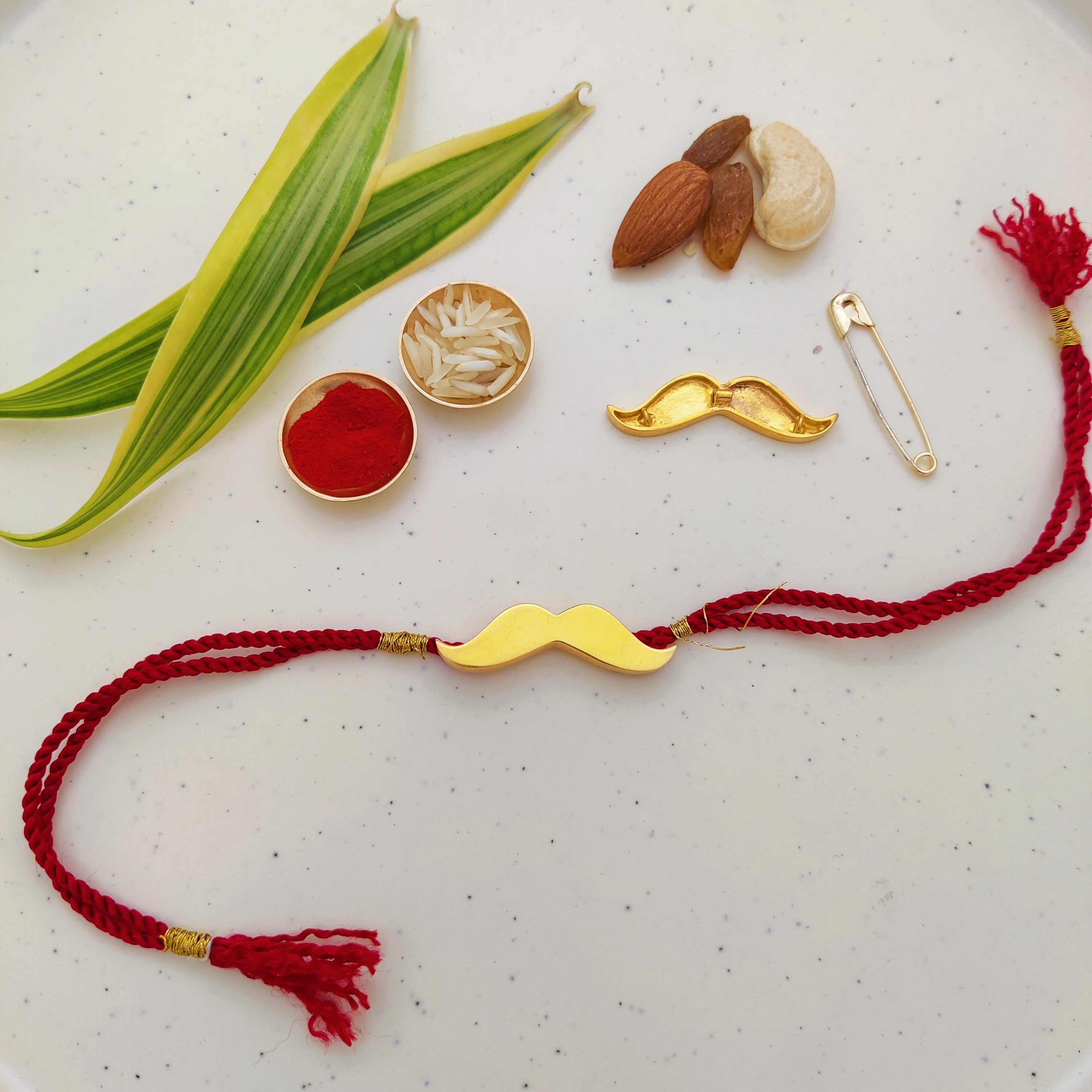 Mooch Rakhi cum Brooch (simple)