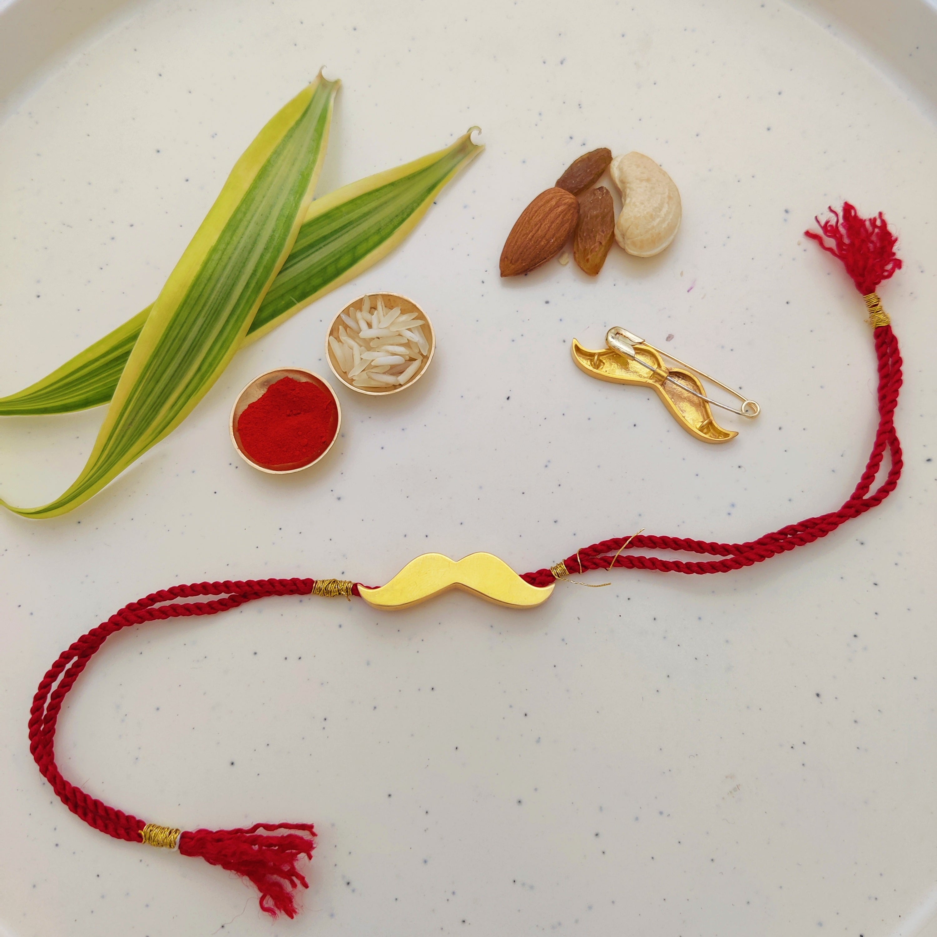 Mooch Rakhi cum Brooch (simple)