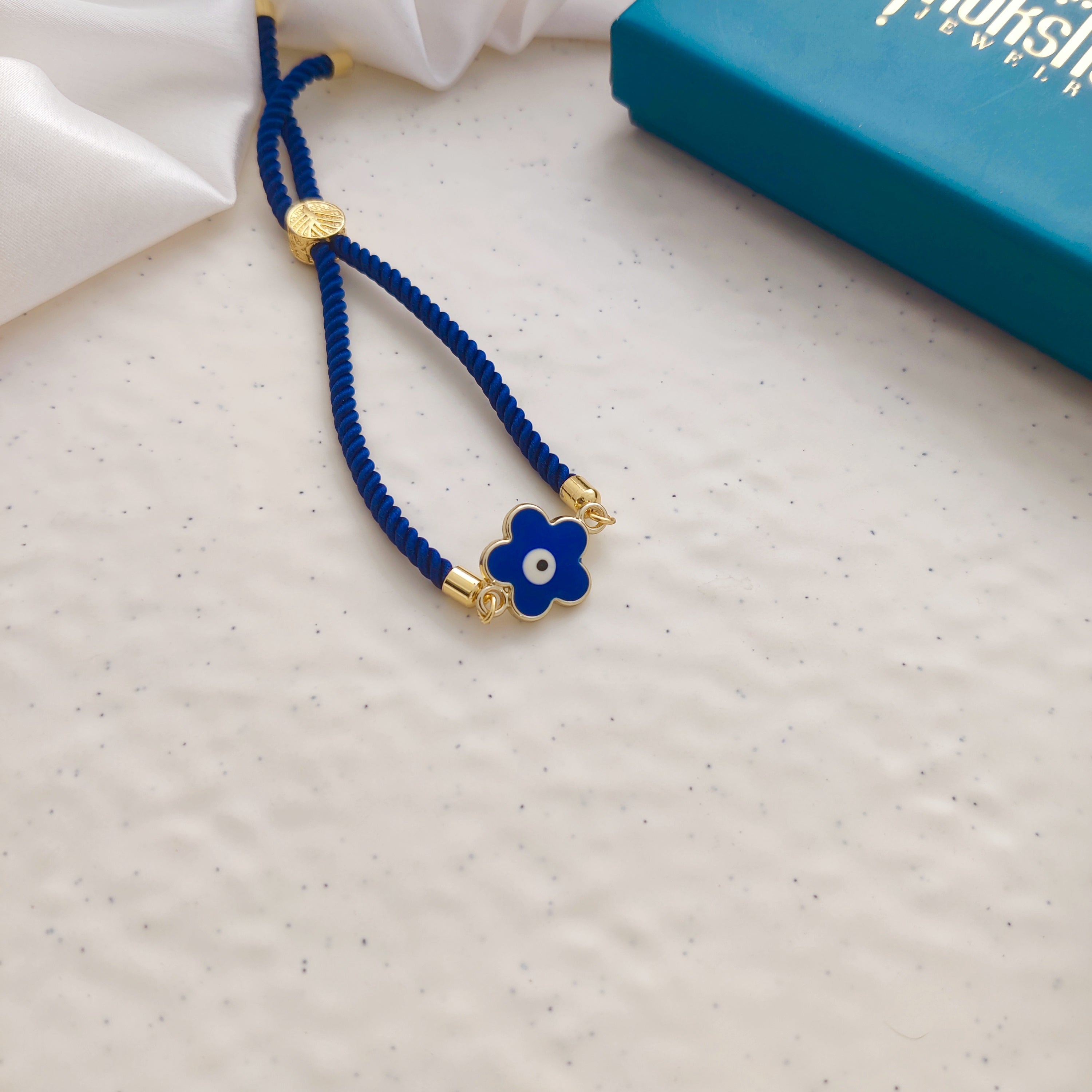 Flower Rakhi (Blue)