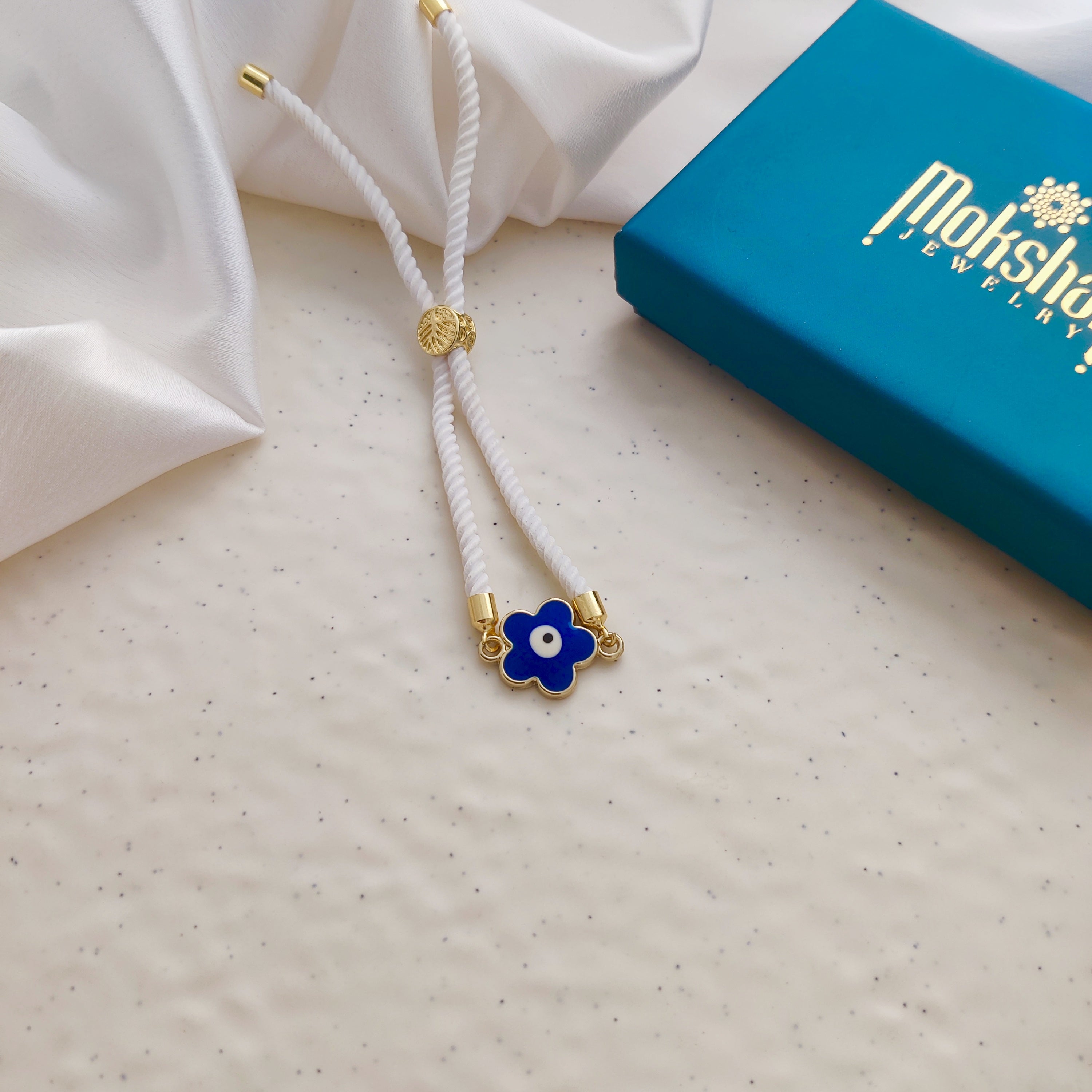Flower Rakhi (Blue)