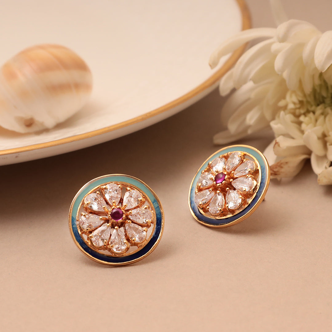 Dual-Colour Baroque Pearl Pendant & Earrings Set